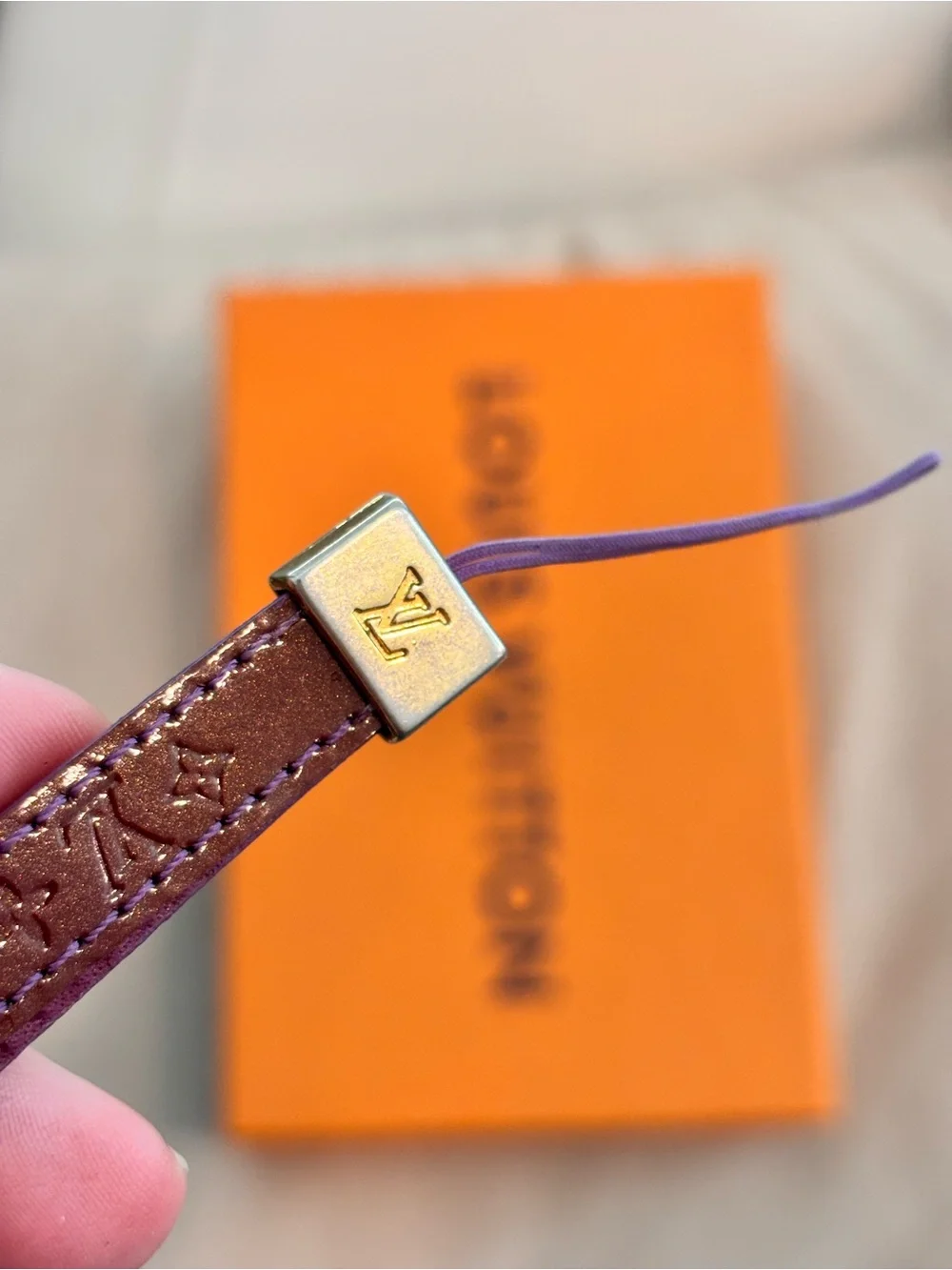 Louis Vuitton Vintage Monogram Vernis Dragonne Telephones Phone Strap/ Bag Charm